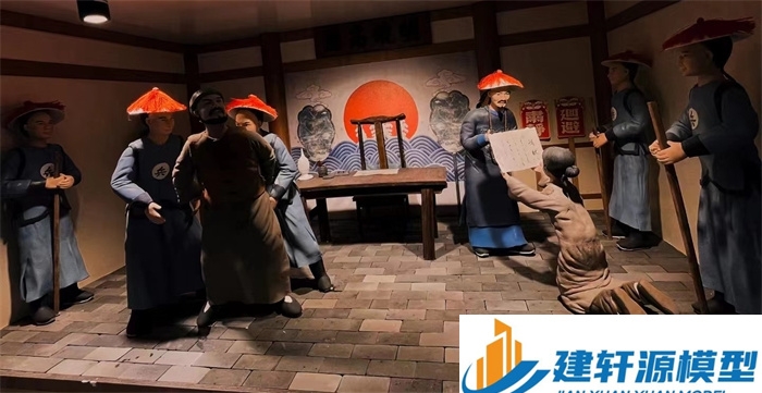 建昌陈规除恶绅微缩场景