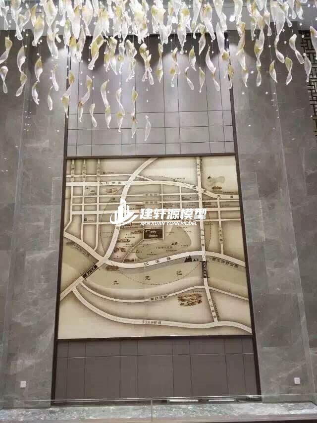 建昌木质壁挂模型